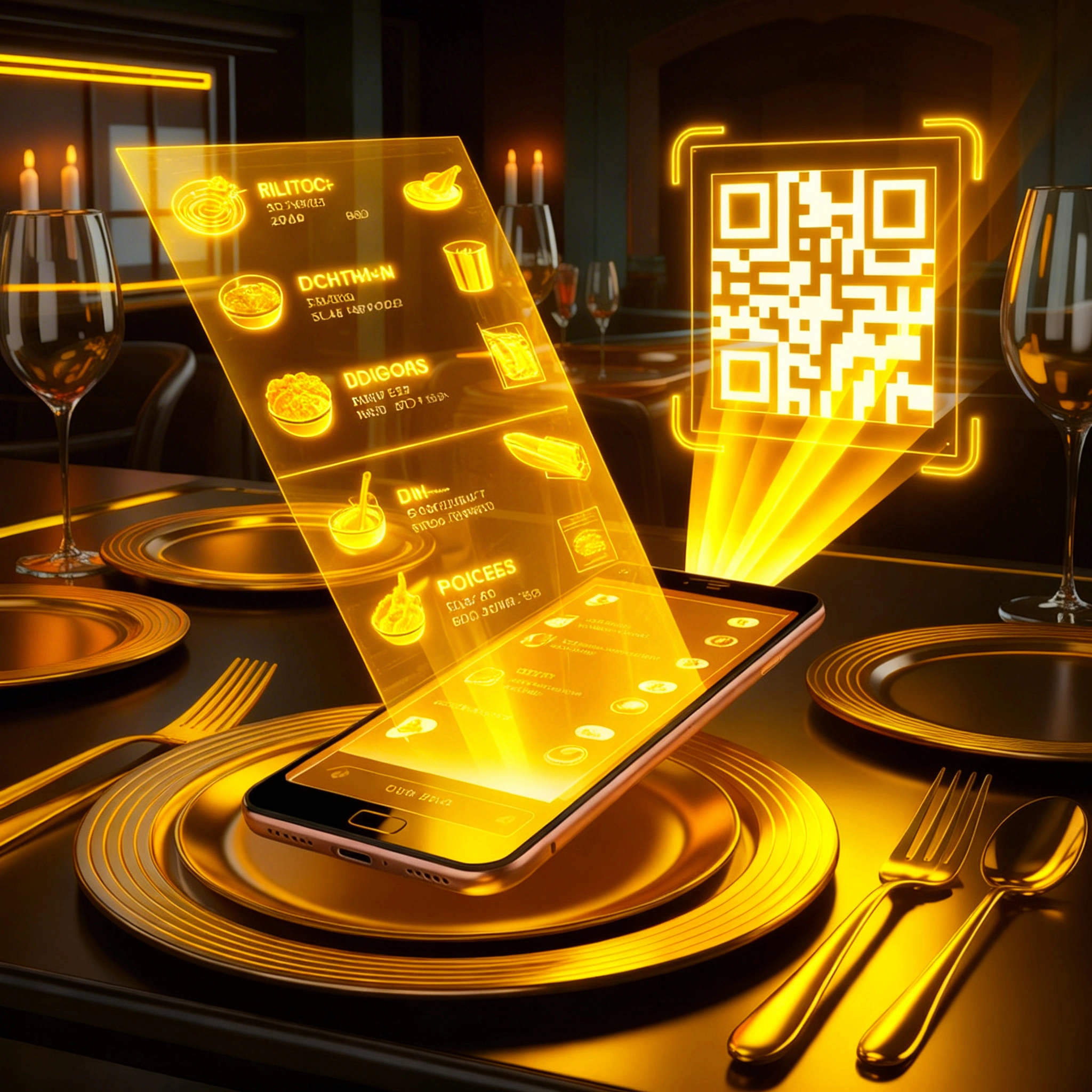 Digitale Speisekarte (QR-Code)