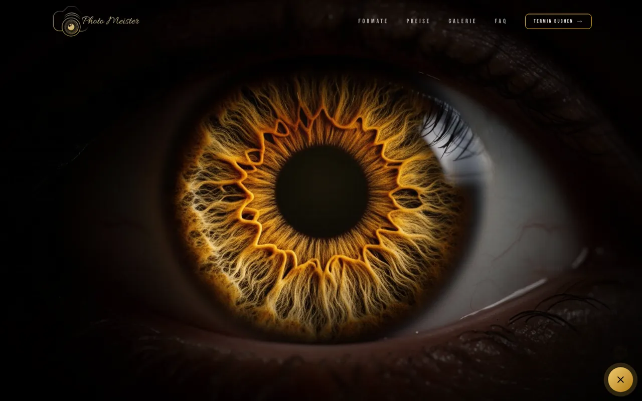 Photo Meister – Website-Screenshot